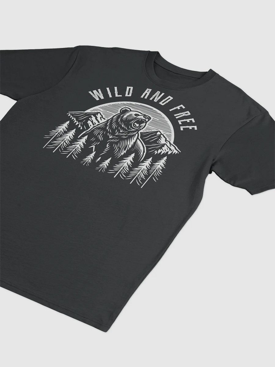 Vintage Grizzly T-Shirt - Wild and Free Design product image (3)