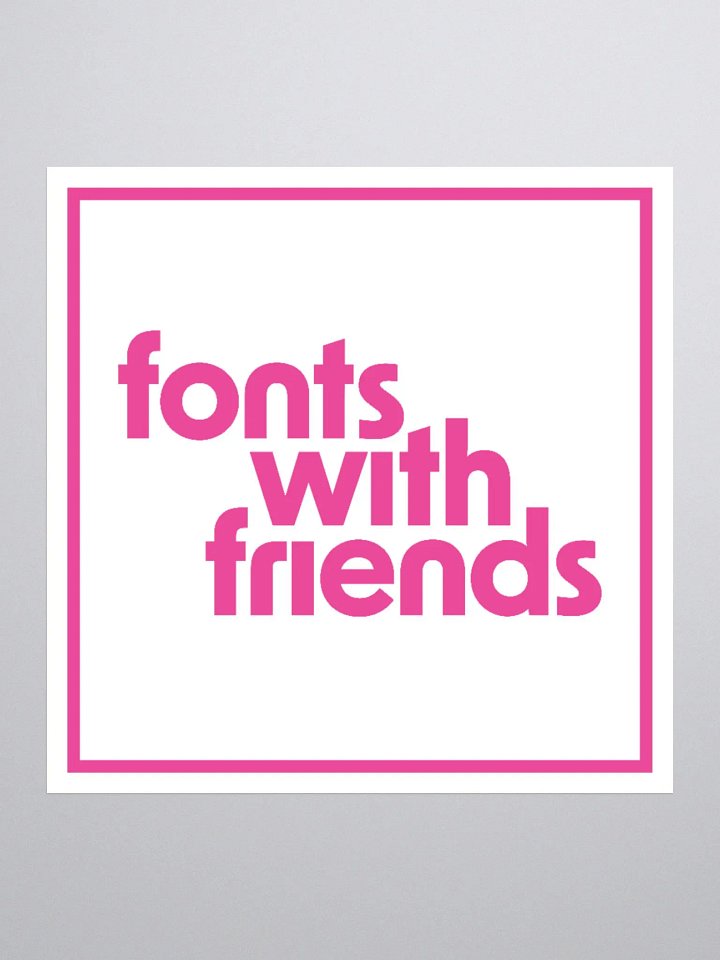 Fonts with Friends 3