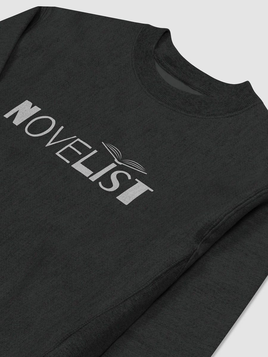 Novelist Silver Text Black Sweatshirt product image (3)