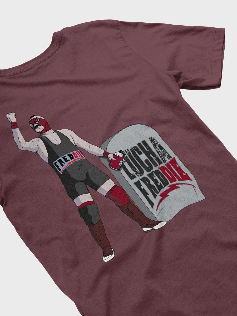 LuchaFredDIE gravestone tee - front & back print product image (3)