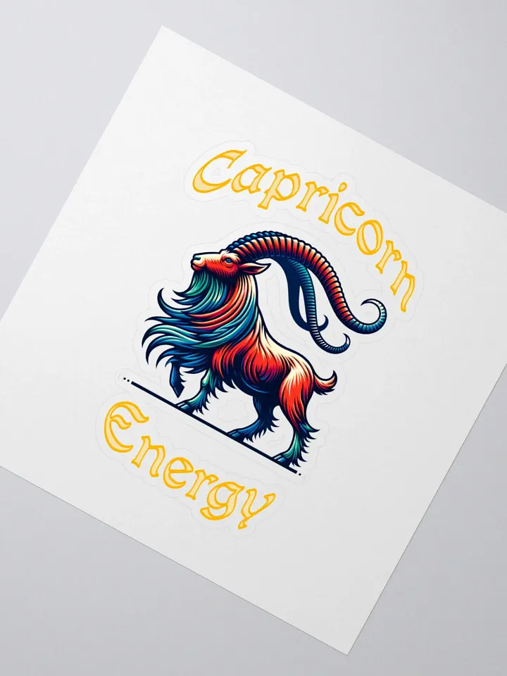 Zodiac Sign Capricorn Energy Sticker product image (2)