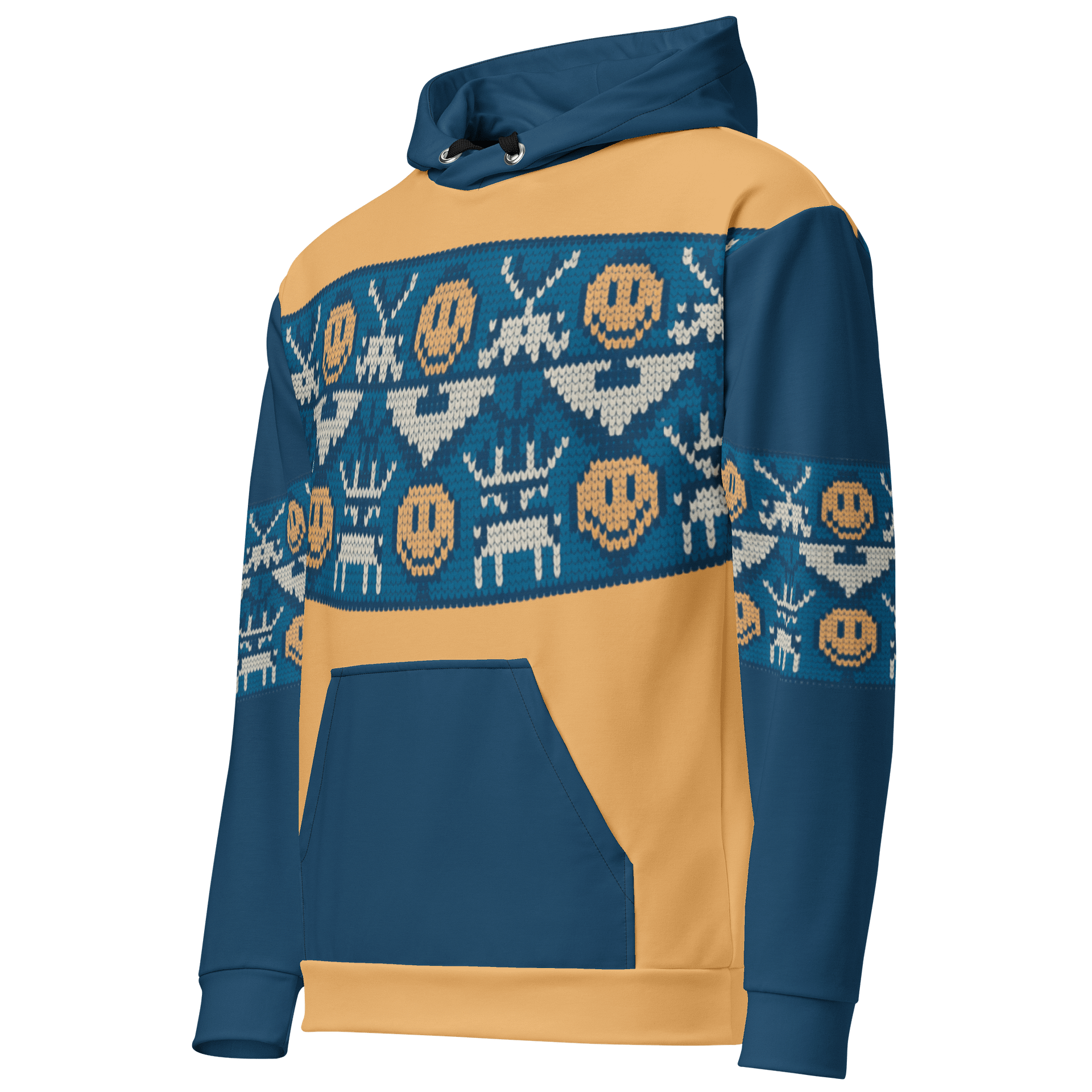 Retro Pixel Invader Hoodie – Classic Gamer Edition product image (6)