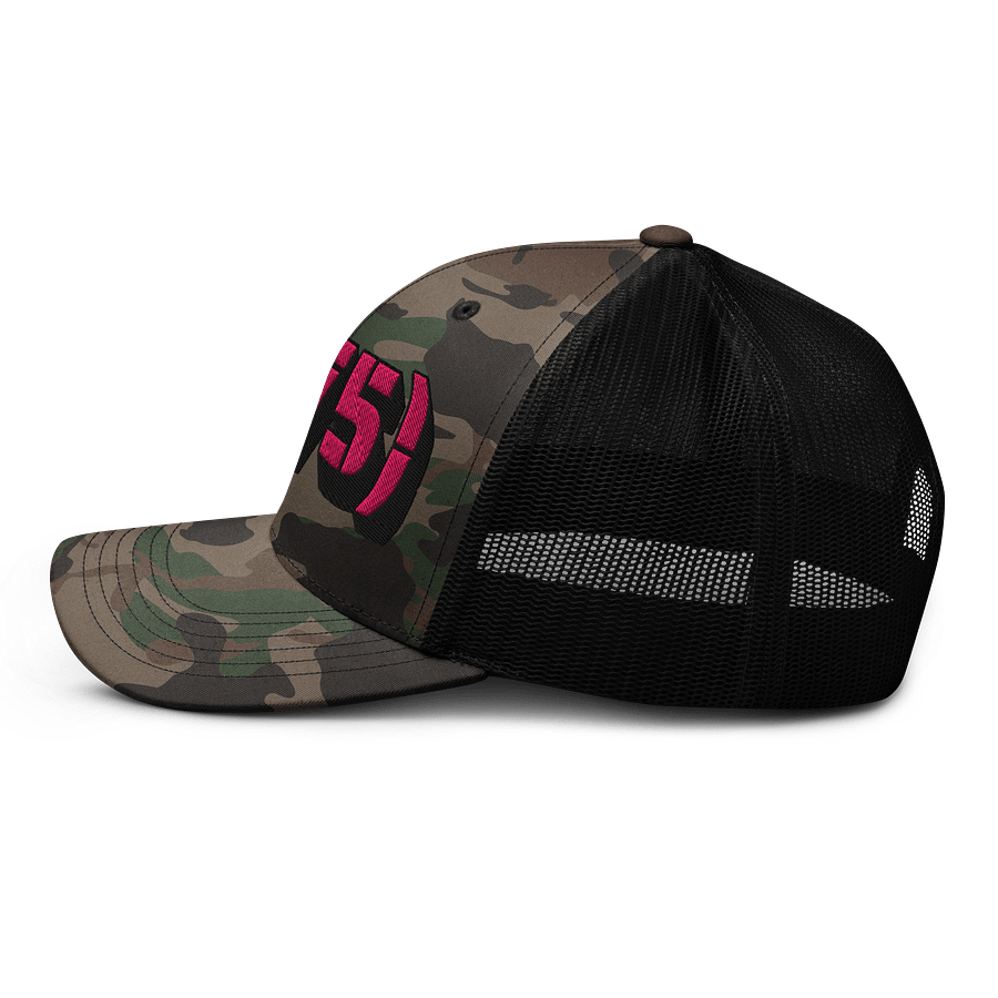 Magenta Camo 575 Trucker Hat product image (3)