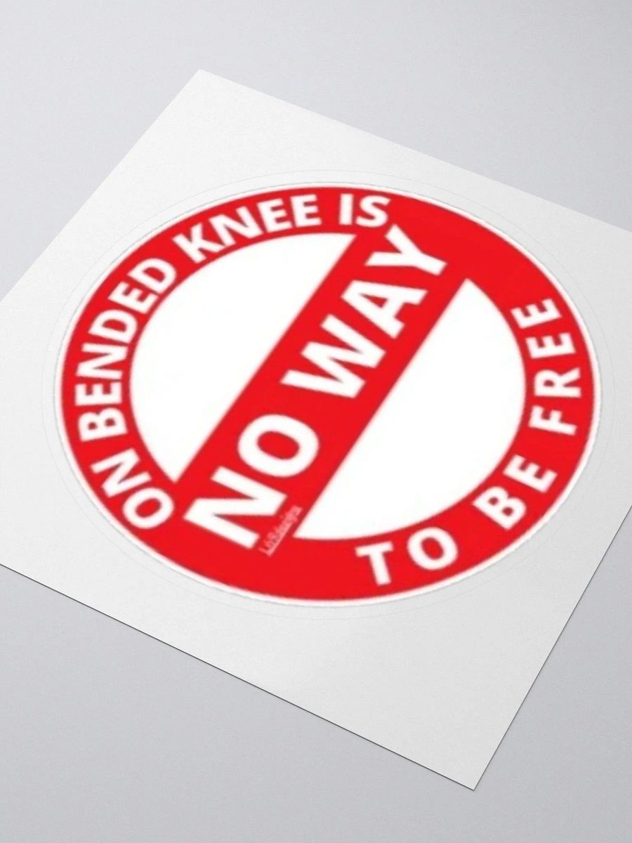 ON BENDED KNEE IS NO WAY TO BE FREE product image (8)