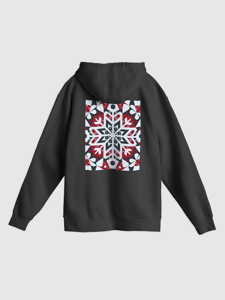 Snowflakes patterned Premium Pullover Hoodie product image (2)