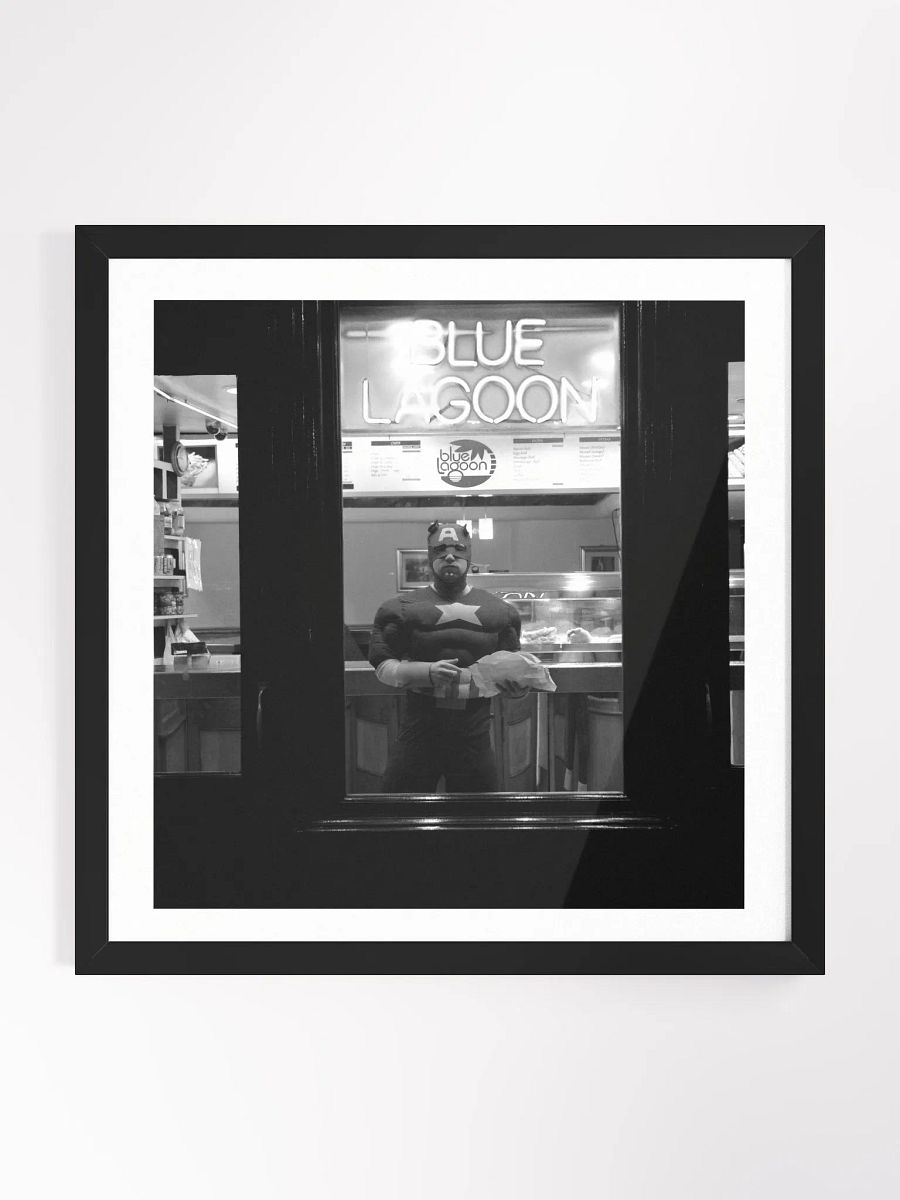 Framed Square Print - Superhero product image (1)