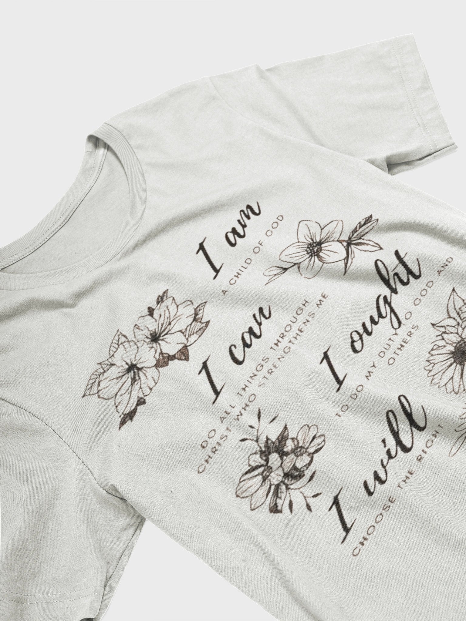 I am Floral Inspirational T-Shirt product image (16)