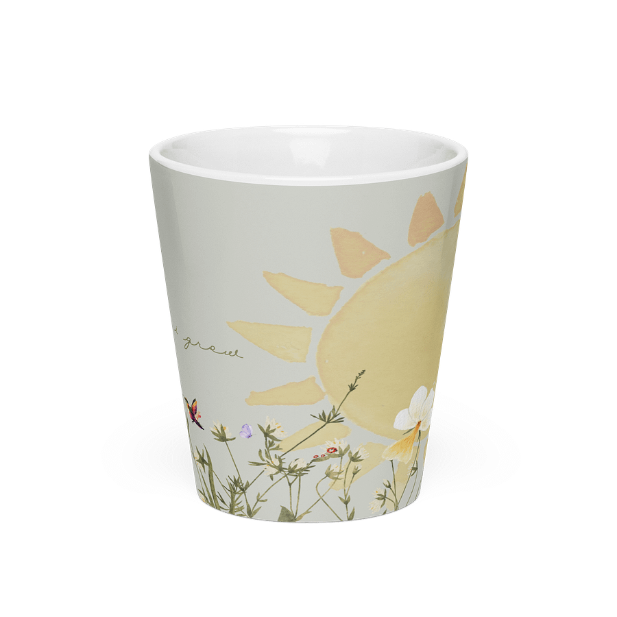 'in the sun i grow' Latte Mug product image (3)