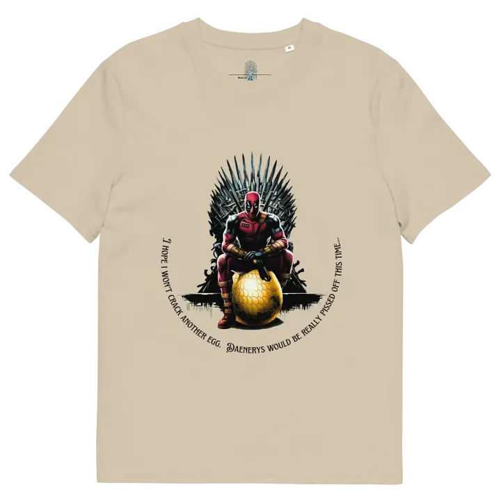 Deadpool and Daenerys Organic Cotton T-Shirt product image (1)
