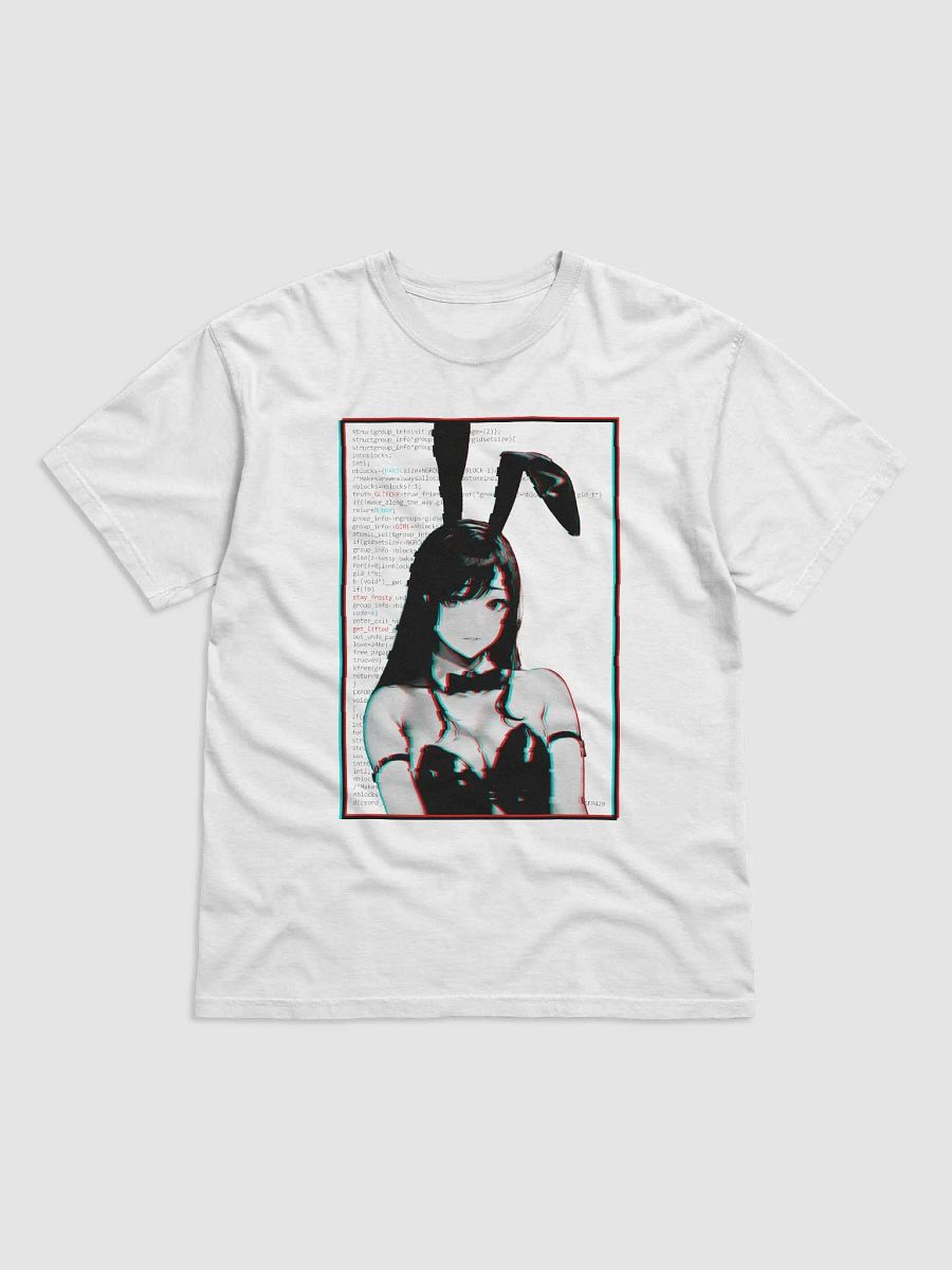 Panic Glitchy Bunny Girl Tee product image (1)
