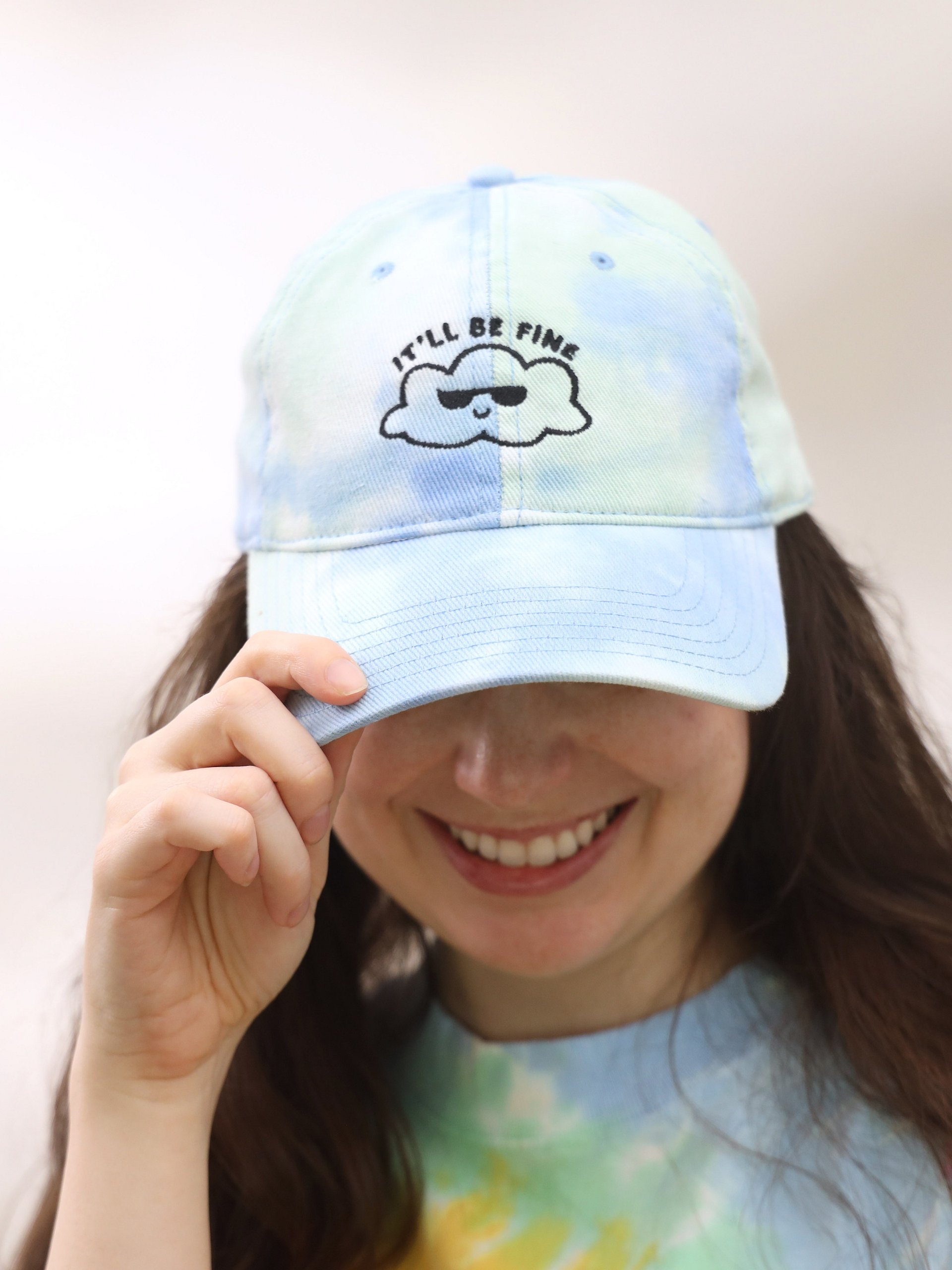 It'll Be Fine Tie Dye Hat (embroidered) product image (3)