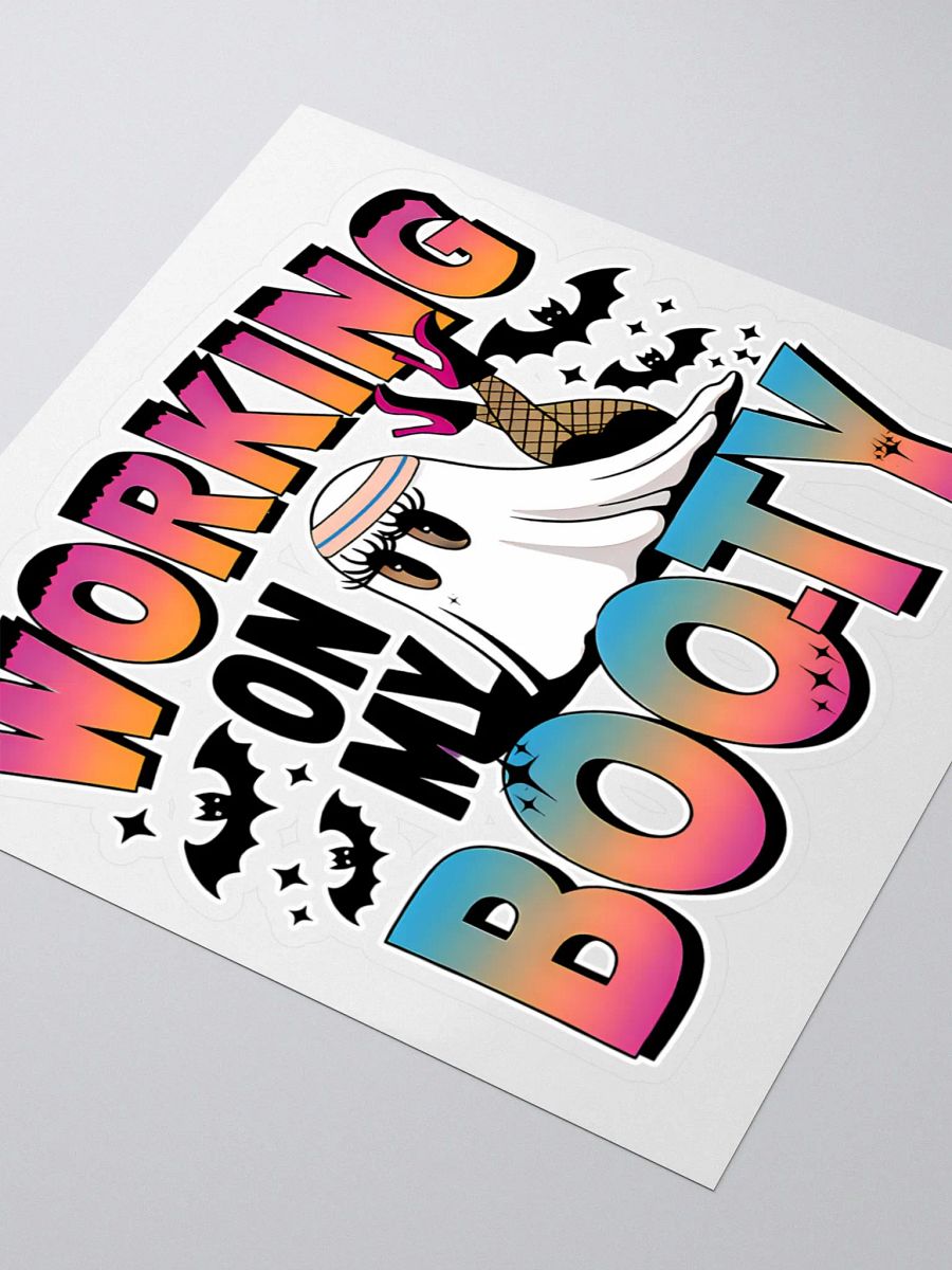 Spooky Boo-ty Kiss Cut Stickers product image (3)