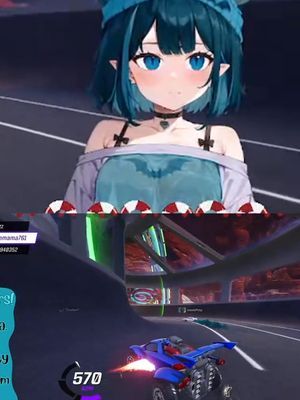 meet my vtuber lol trying to get better at rocket racing #fortniterocketracing #plat2 #vtuber #kickstreamer #twitchstreamer #gothgamergirl #gamermom 
