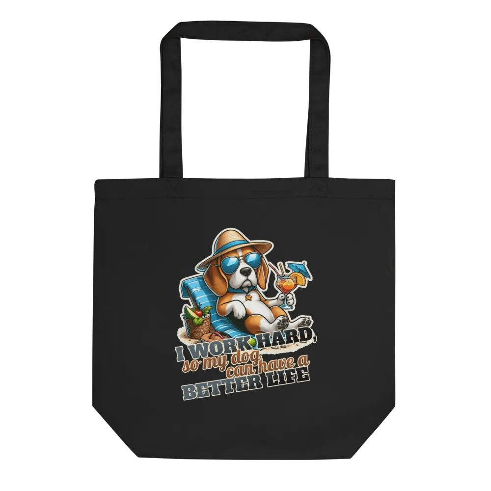 Work Hard - Beagle Beach - Tote Bag product image (1)