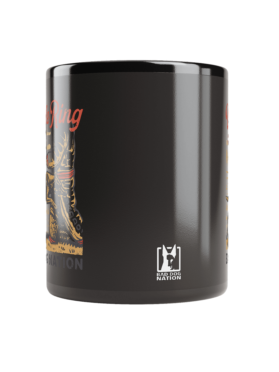 Vive le Ring - Black ceramic mug product image (5)