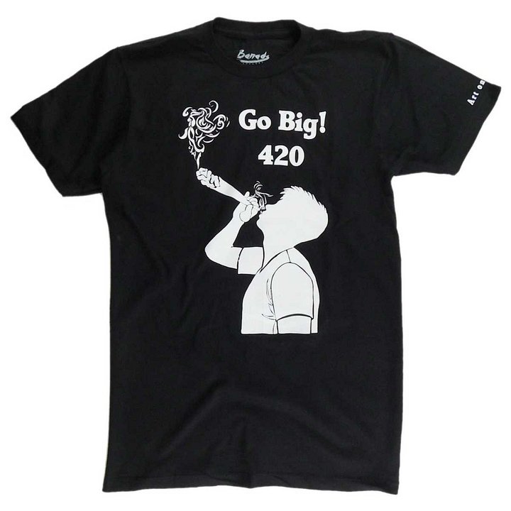 420 Friendly? Then Go Big! A Plant Loving T-Shirt in Black product image (1)