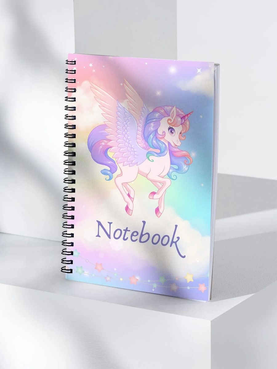 Whimsical Alicorn Dreams Spiral Notebook product image (4)