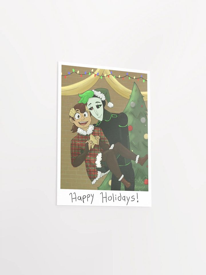 Soulsa and Alba Happy holidays Poster product image (3)