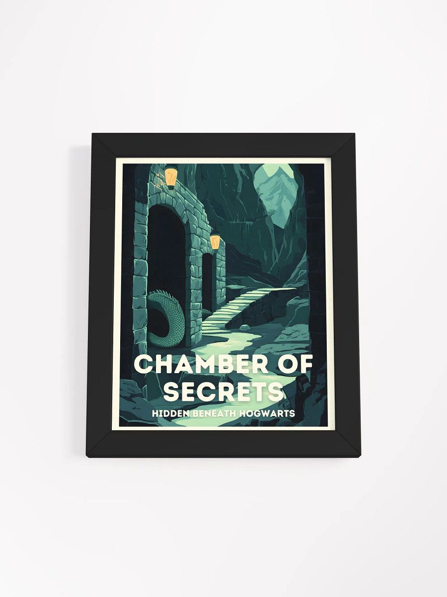 Chamber of Secrets Vintage Travel Poster product image (1)