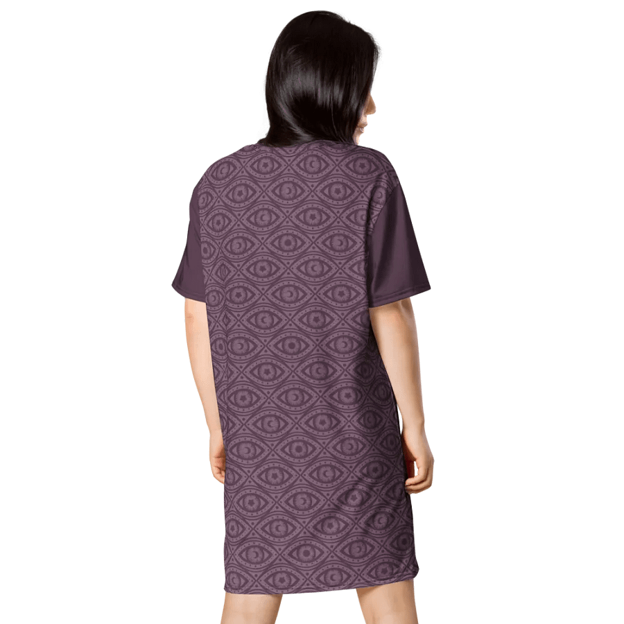 Boho Celestial Eyes Stars & Moons T-Shirt Dress product image (5)