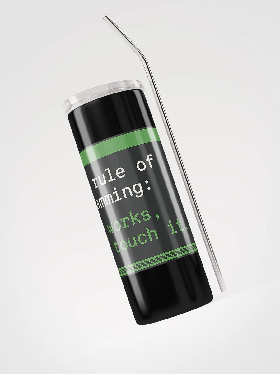 1st Rule of Programming Stainless Steel Tumbler product image (3)