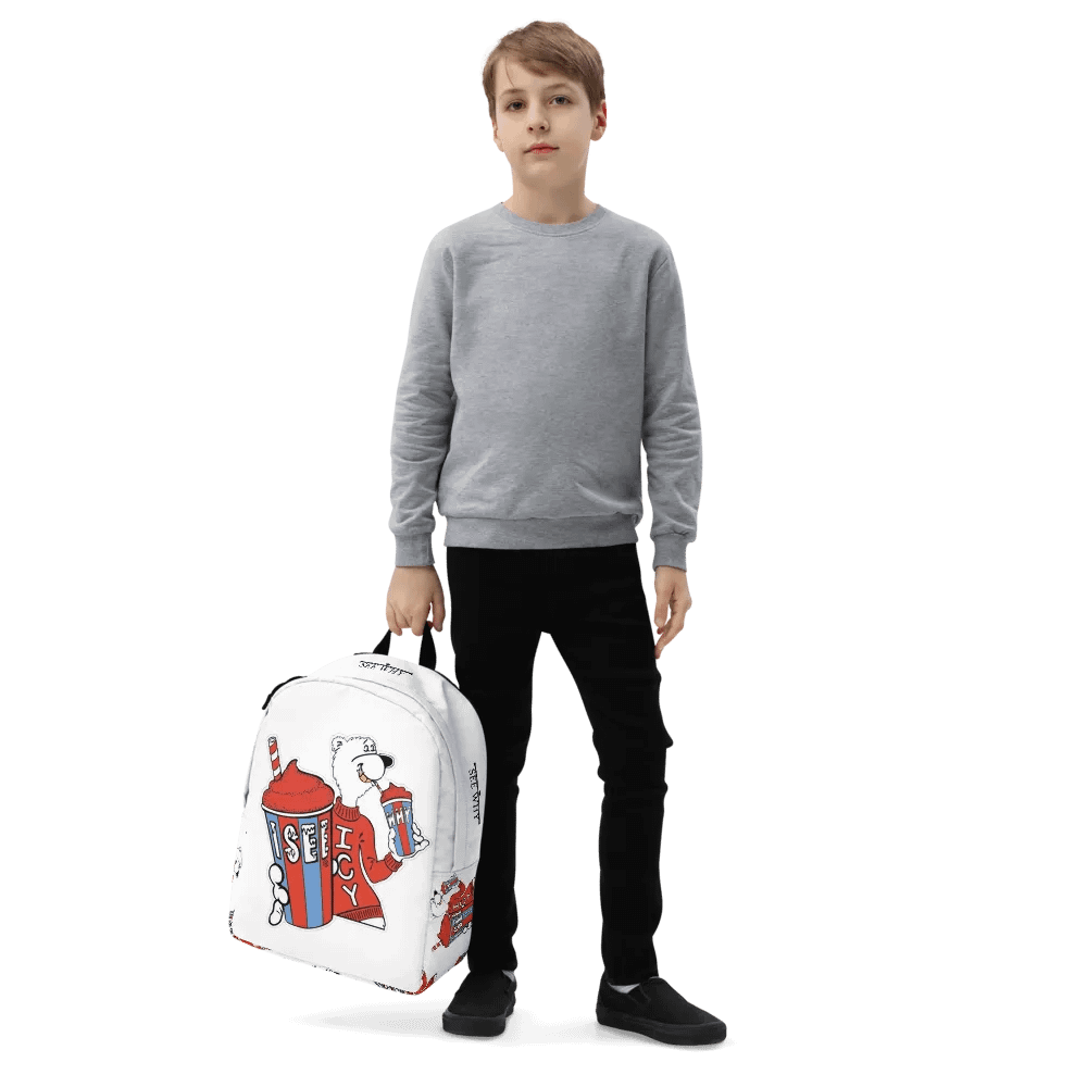 ISEEWHY BEAR PATTERN BACKPACK product image (5)