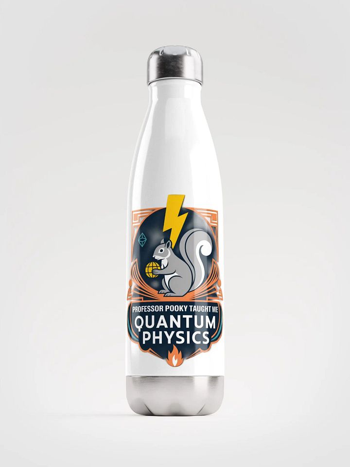 Water Bottle: Professor Pooky Taught Me Quantum Physics product image (1)