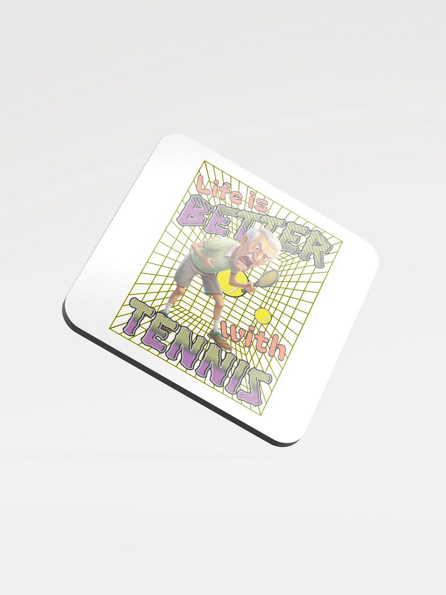 Life Is Better With Tennis Male Enthusiast Coaster product image (1)