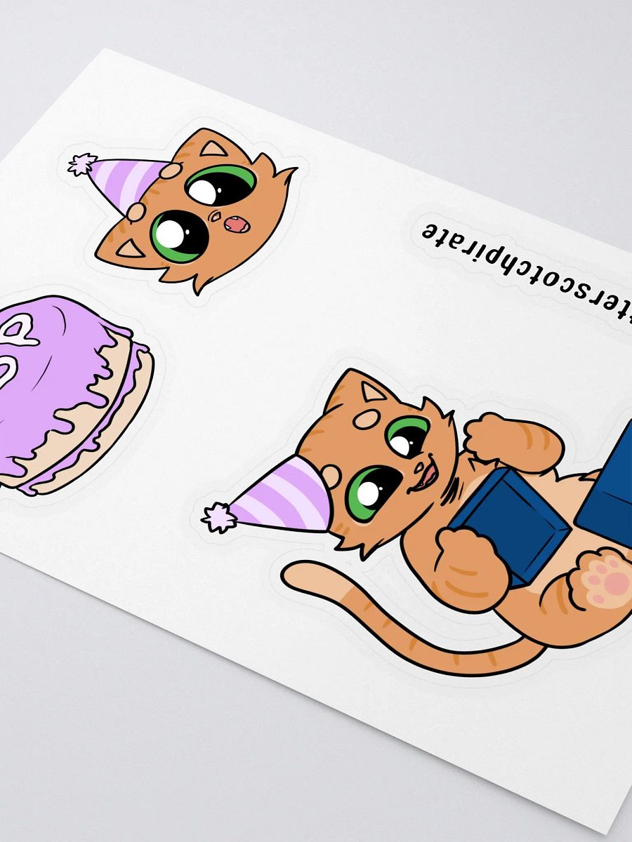 Birthday Baby Sticker Pack (4 stickers) product image (3)