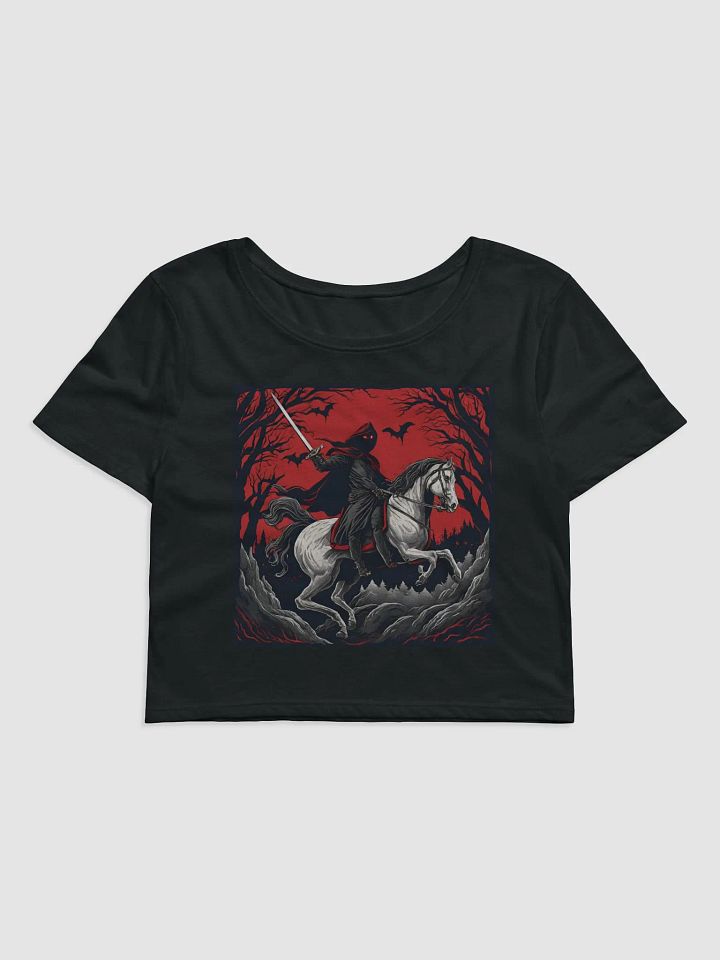 The Headless Horseman Gothic Women's Crop Tee product image (2)
