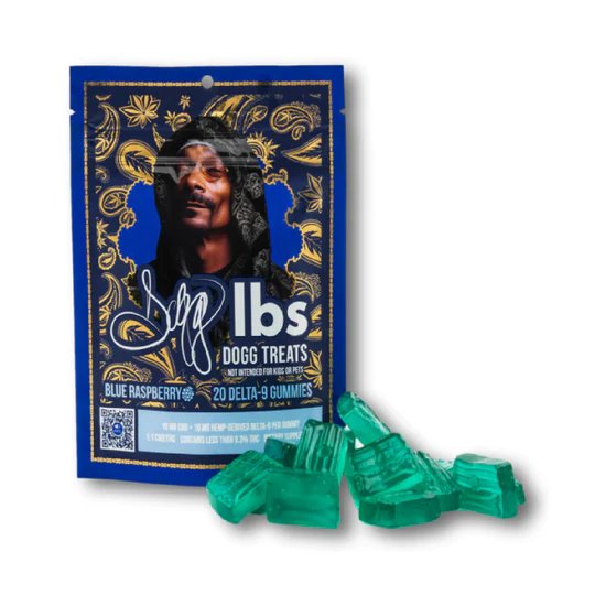 Dogg lbs Delta 9 Gummies - 20ct Pouch - Wholesale Display of 10 product image (2)
