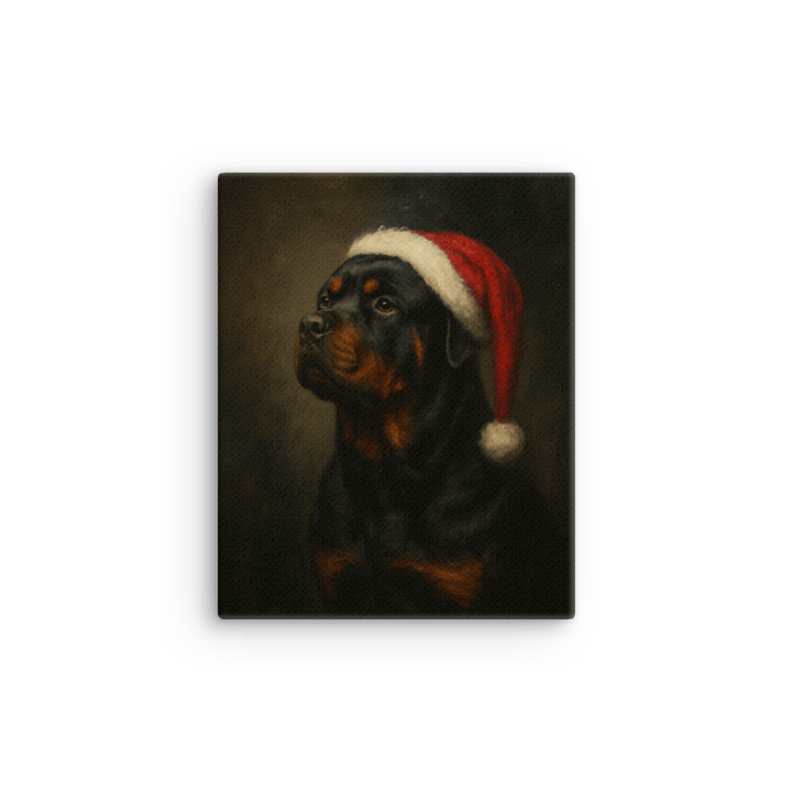 Santa Rottweiler Thin Canvas product image (3)
