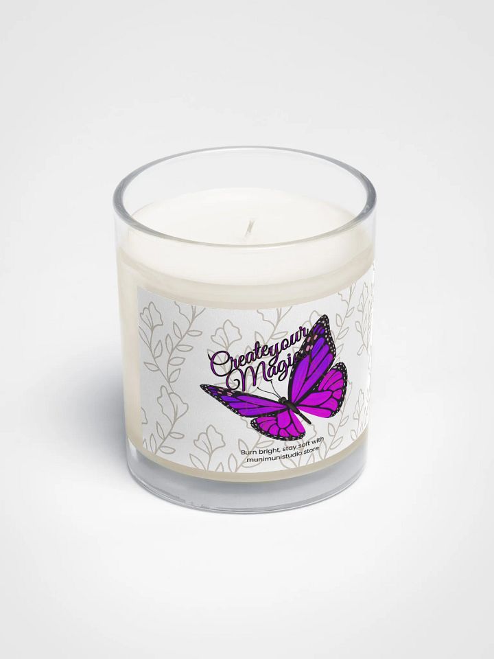 Create Your Magic – Purple Butterfly Soy Candle product image (2)