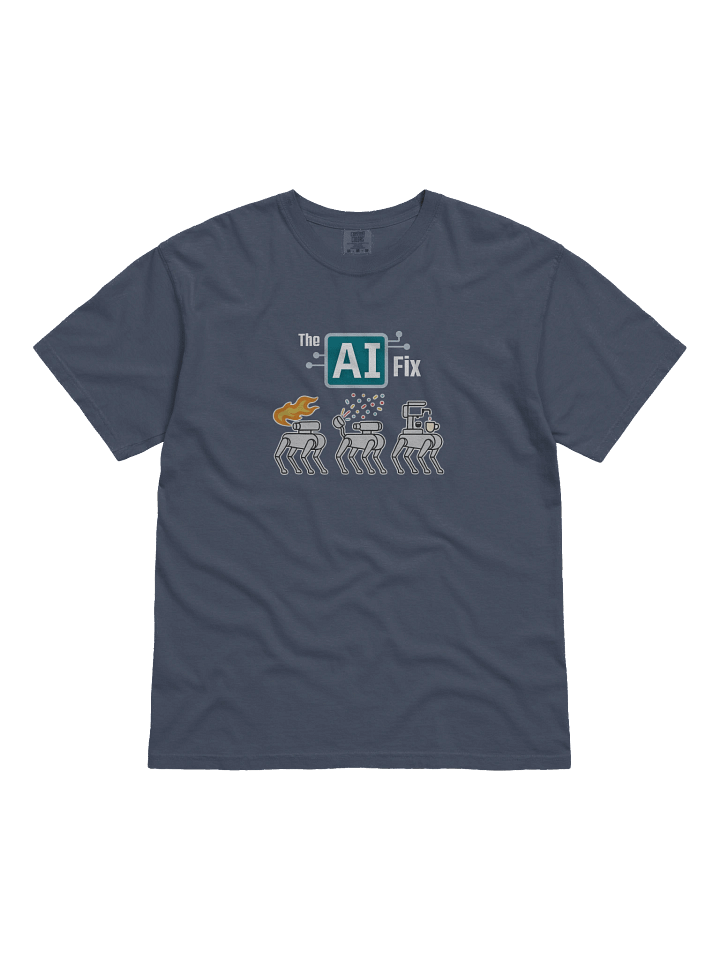 The AI Fix: The evolution of robot dogs T-Shirt product image (4)