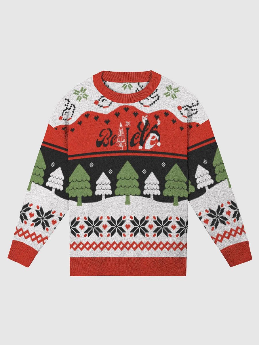Festive Believe Knit Crewneck product image (1)