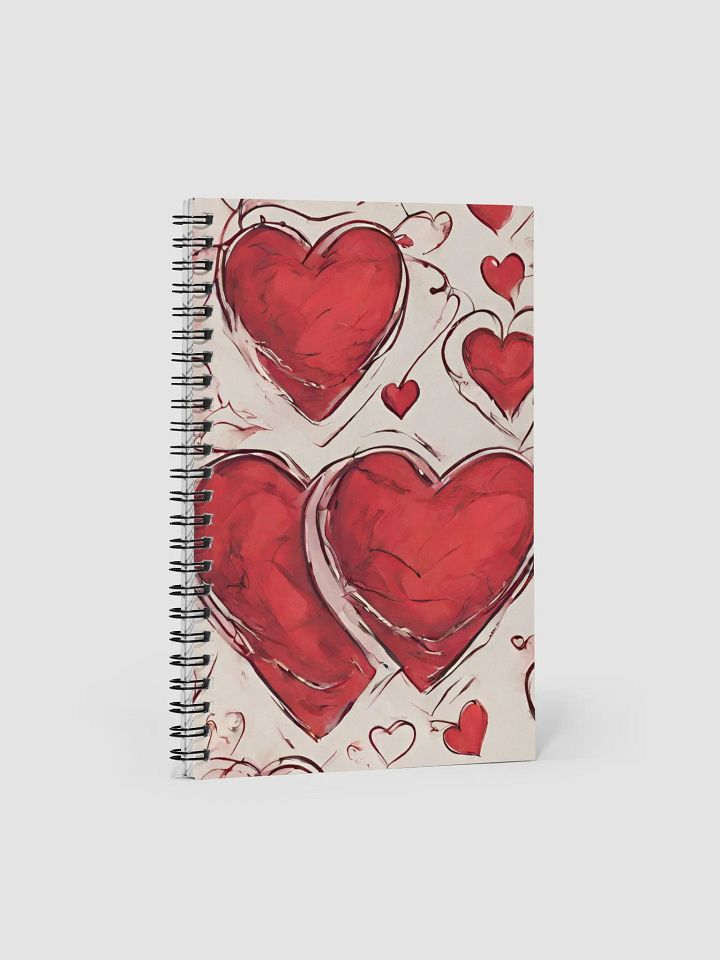 Beating Hearts Valentine Notebook product image (1)