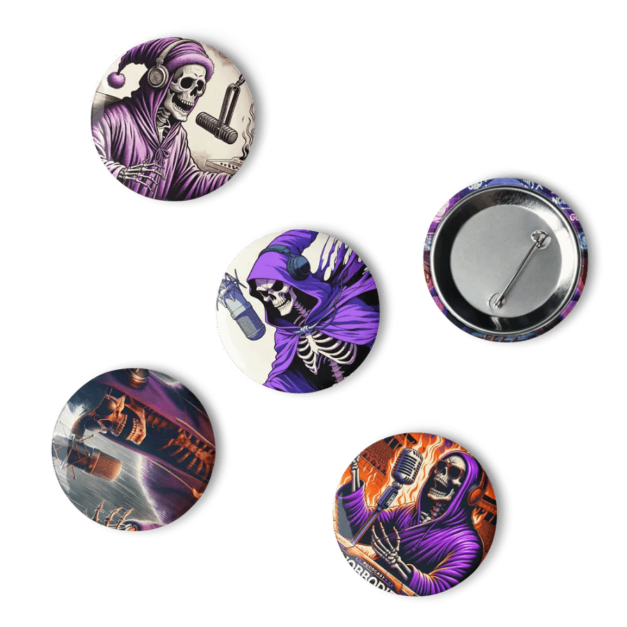 Morbid Set of 5 Pin Buttons product image (7)
