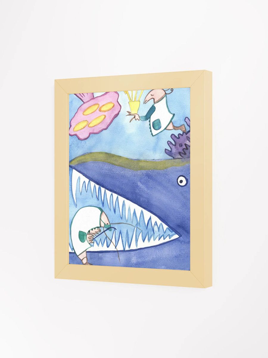 Shrimp Dentist Framed Print product image (25)