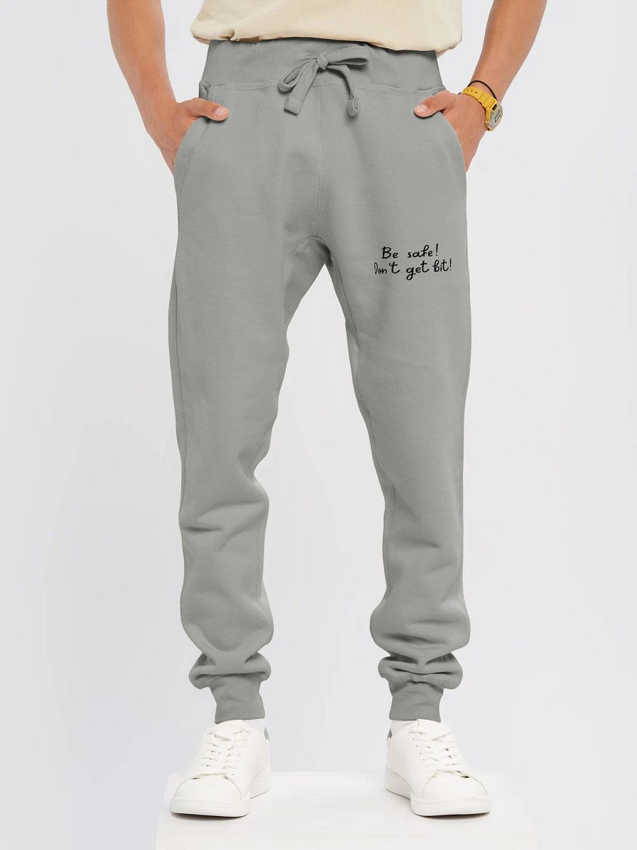 Be Safe Don't Get Bit Joggers - Black product image (3)