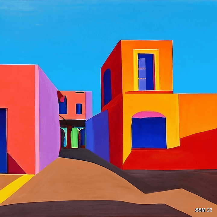 Mexican Village Scene product image (2)