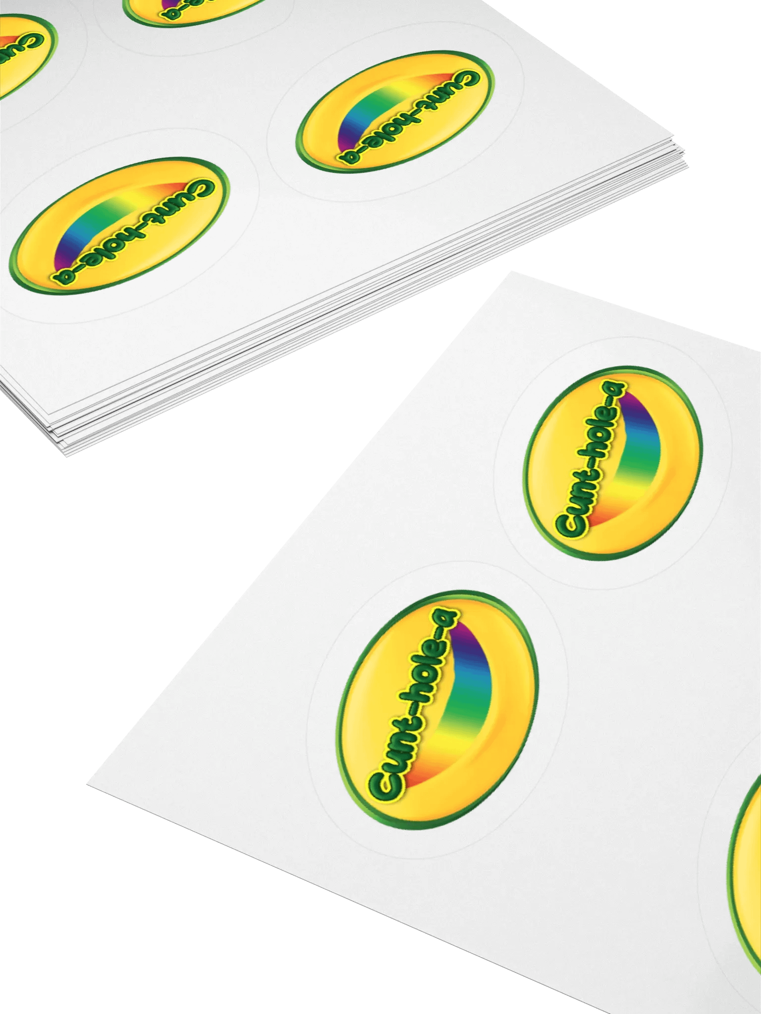 CUNT-HOLE-A STICKERS (4-PACK) product image (4)