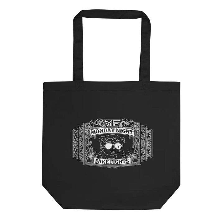 MNFF Championship Belt White Line Black Tote Bag product image (1)
