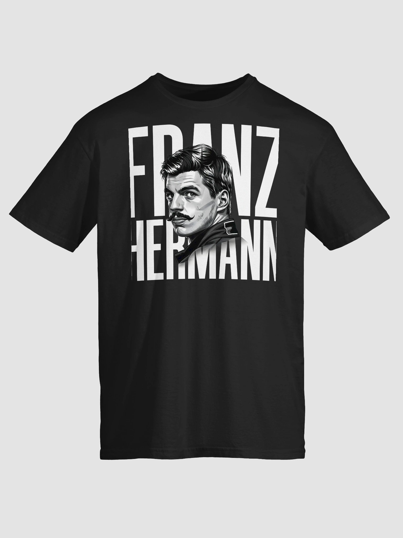 Franz Hermann Max Verstappen Meme Tee - F1 Nürburgring Legend Black & White Art product image (5)