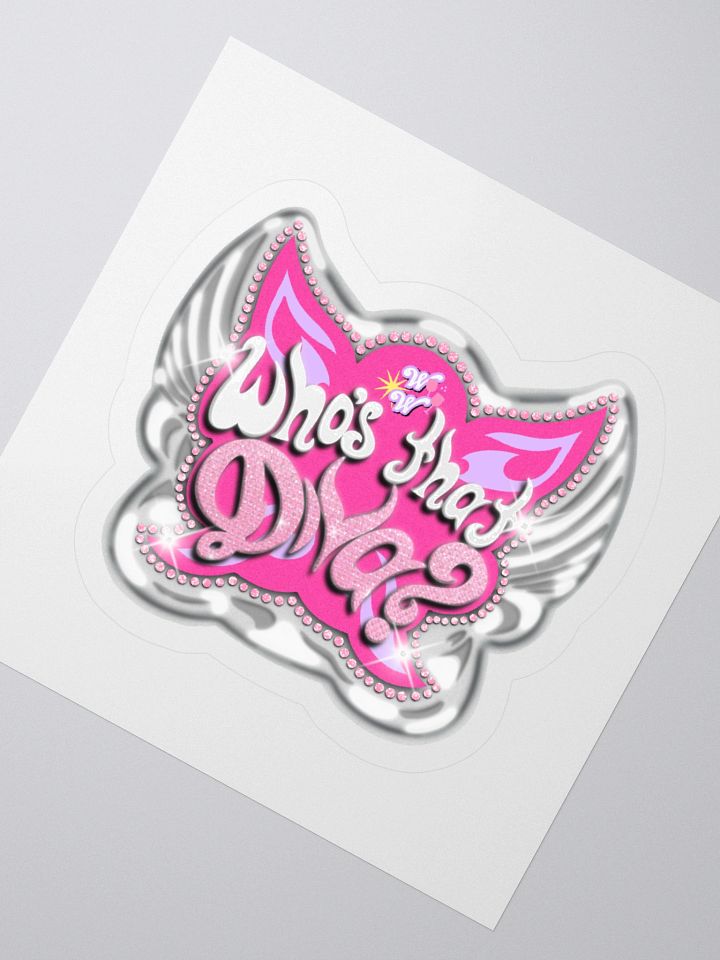 Who's That Diva? Sticker product image (2)