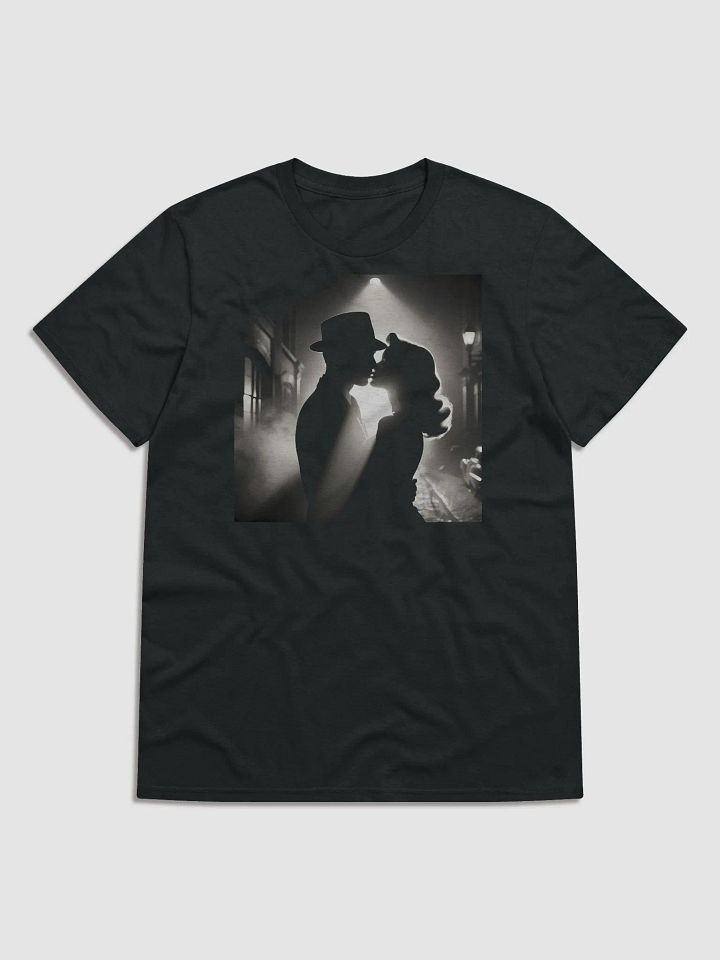 Romantic Film Noir Kiss (Front Print Womens Tee) product image (1)