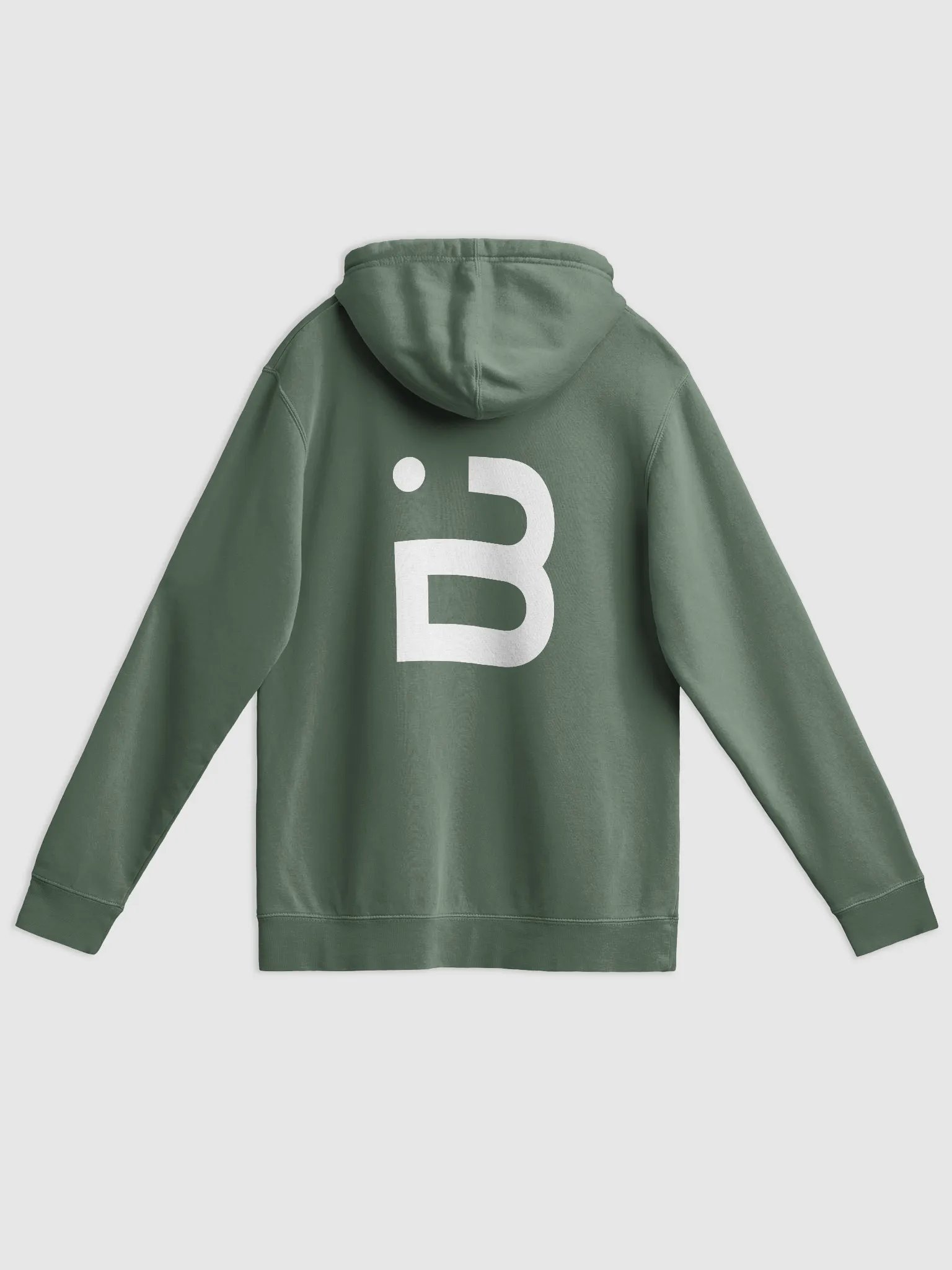 BUIII Originals Logo White Premium Vintage Hoodie product image (2)