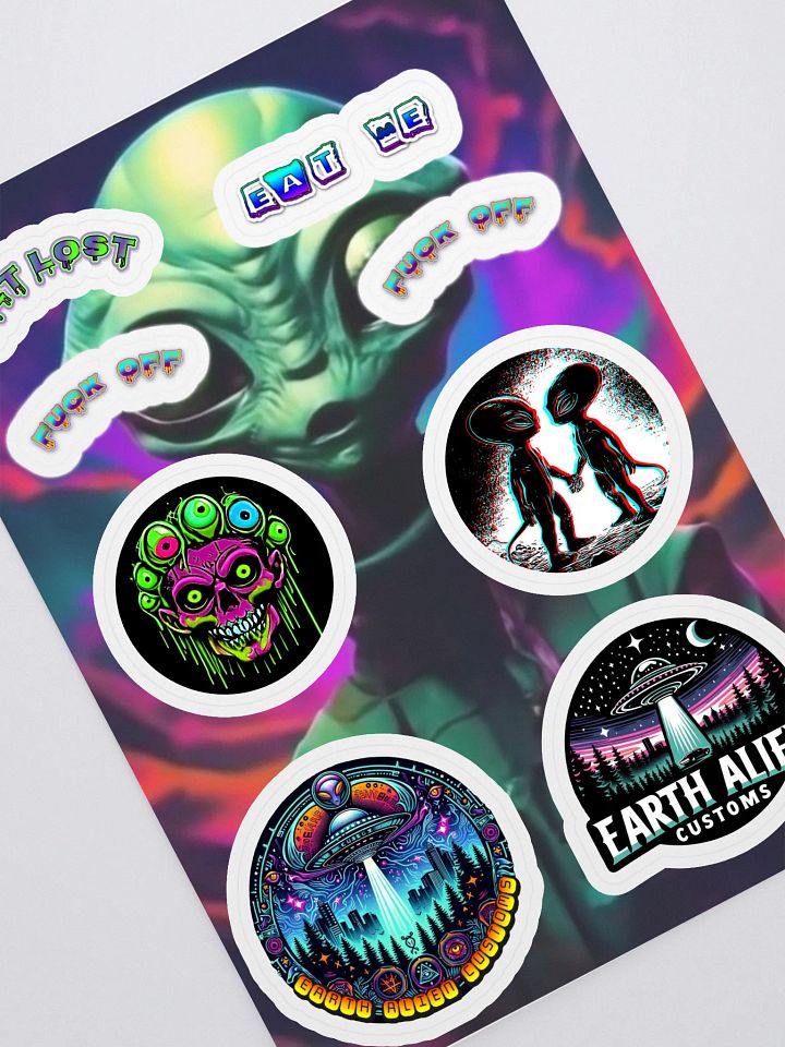 Alien Invasion Sticker Sheet product image (1)