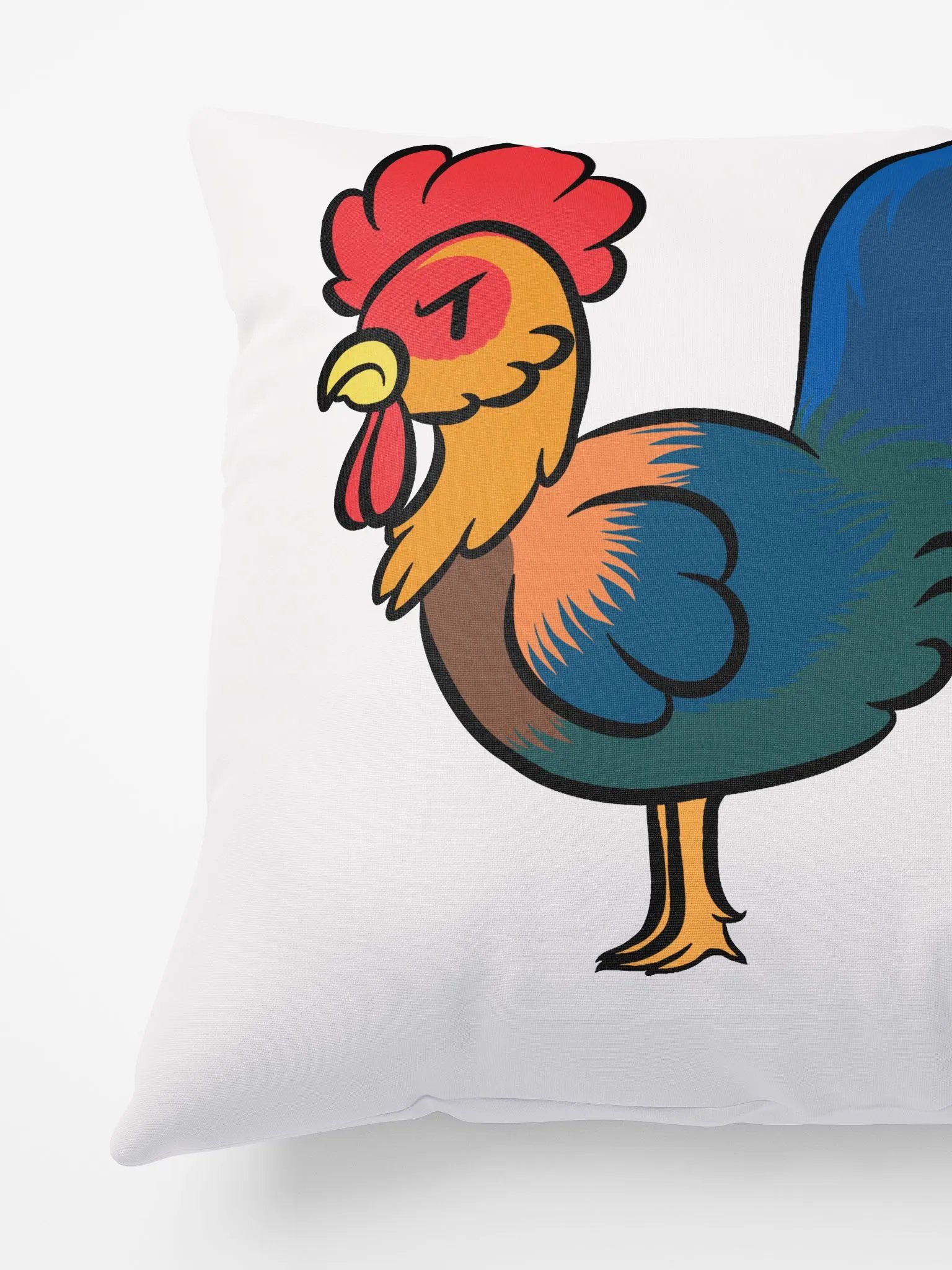 Angry Rooster Throw Pillow product image (3)
