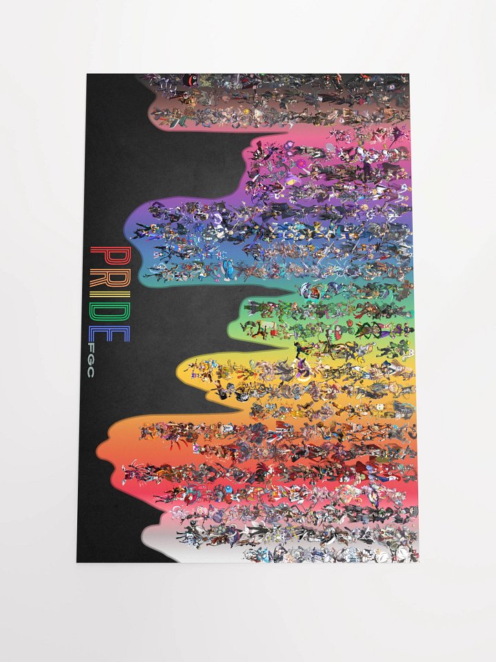 PRIDEfgc 2025 Rainbow Poster product image (1)