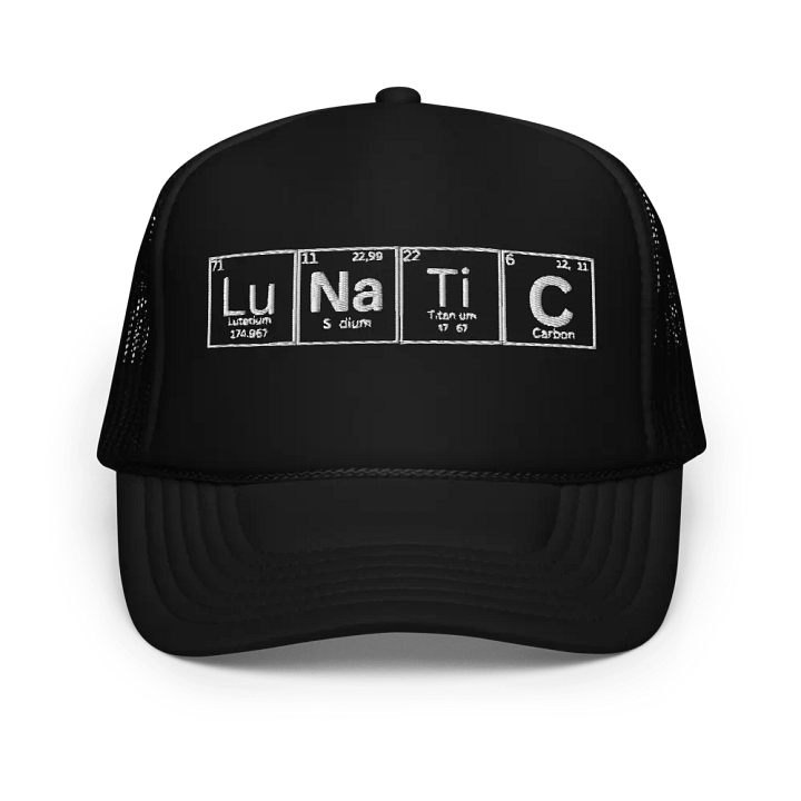 Lunatic Periodic Table Trucker Hat product image (1)